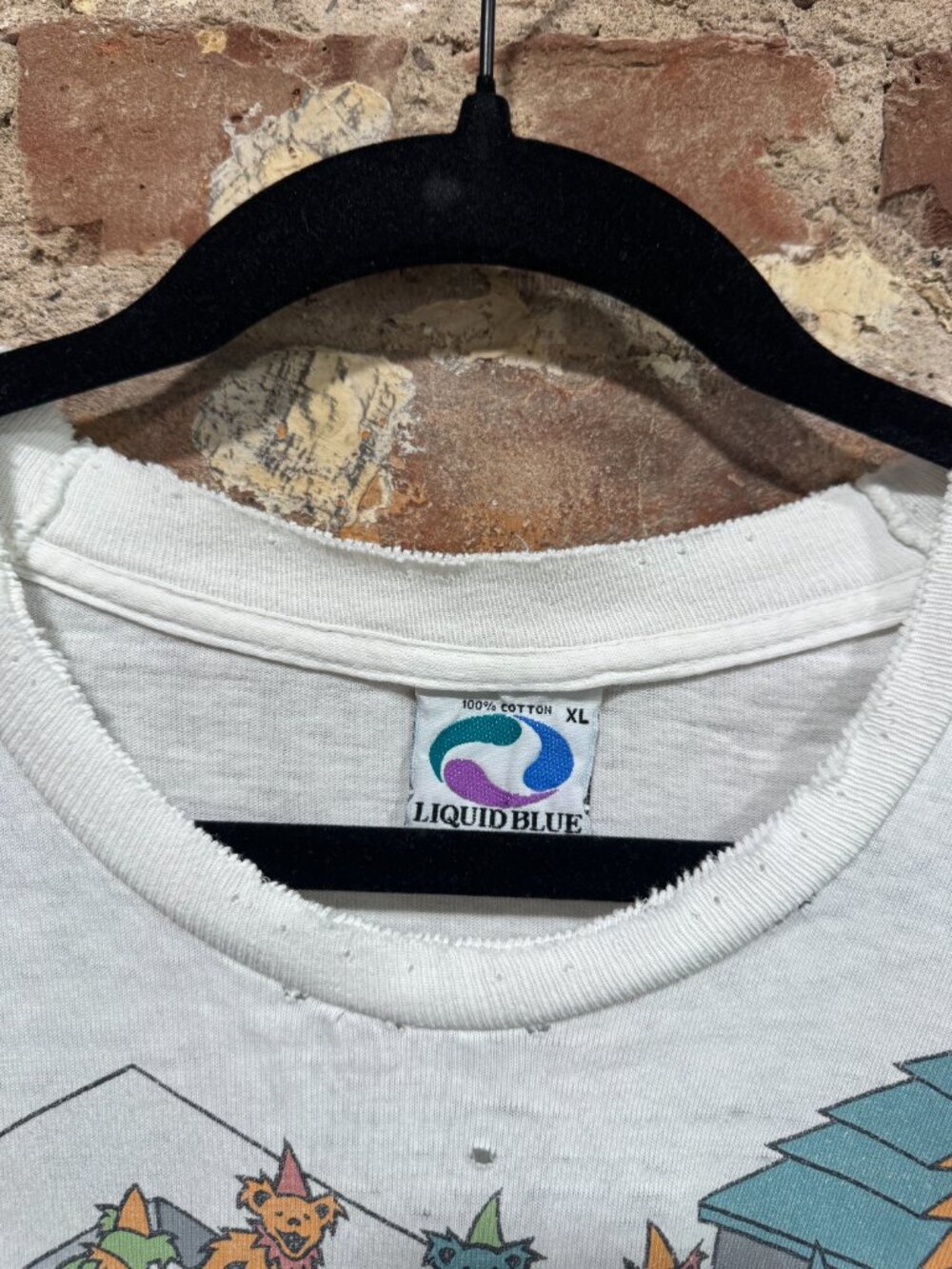 1993 LIQUID BLUE GRATEFUL DEAD MC ESCHER T-SHIRT - Picture 4 of 8